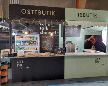 Messestand Arla